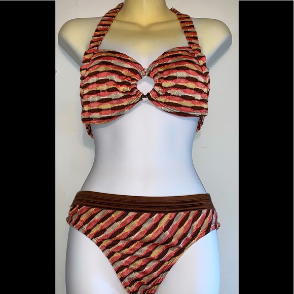 Kenneth Cole 2 Piece Bikini Size Medium - Picture 1 of 6